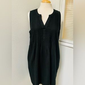 Sonoma Black Sleeveless Dress Size Large